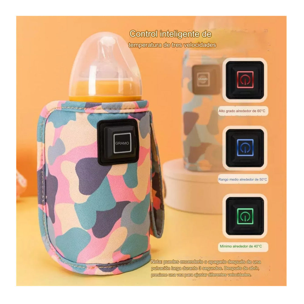 Calentador PORTÁTIL para TERMOS, TETÉROS, BOTELLAS (USB / auto / hogar)